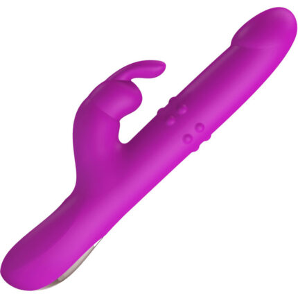 PRETTY LOVE - REESE VIBRADOR CON ROTACIÓN MORADO - CandyHot - Foto 2