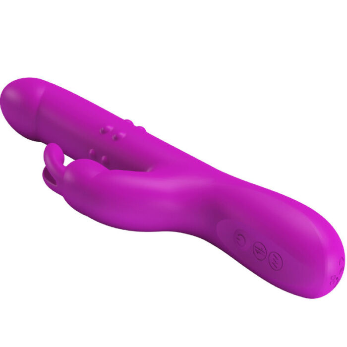 PRETTY LOVE - REESE VIBRADOR CON ROTACIÓN MORADO - CandyHot - Foto 5