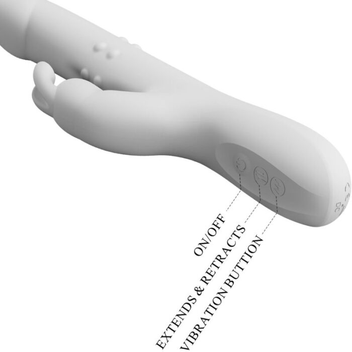 PRETTY LOVE - REESE VIBRADOR CON ROTACIÓN PLATEADO - CandyHot - Foto 6