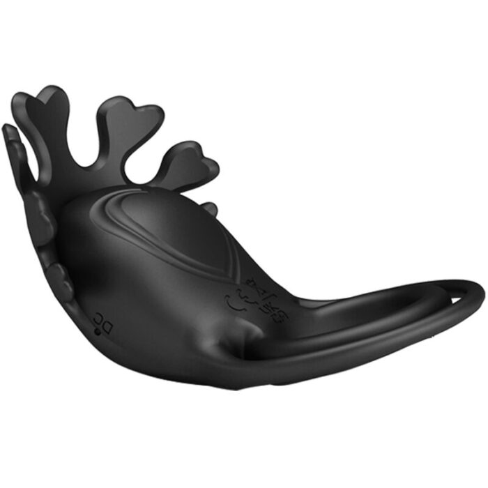 PRETTY LOVE - RUBEN ANILLO VIBRADOR 7 VIBRACIONES SILICONA NEGRO - CandyHot - Foto 5