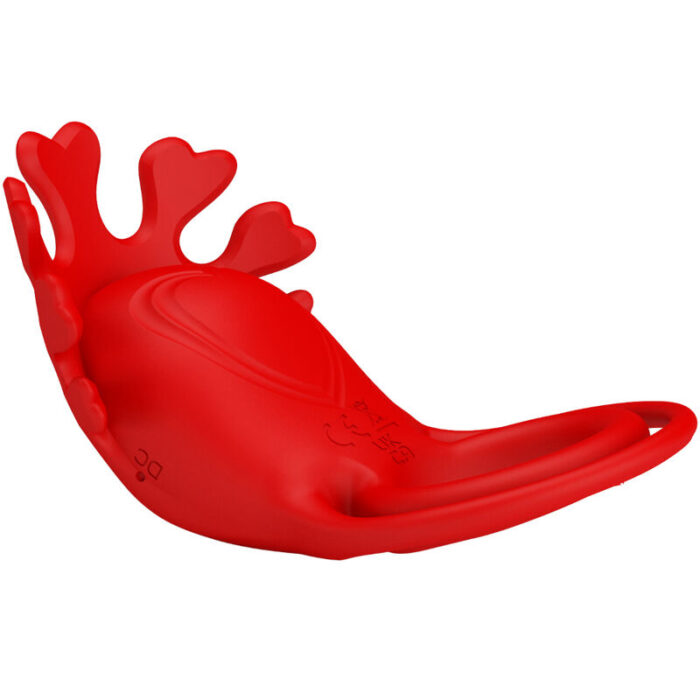 PRETTY LOVE - RUBEN ANILLO VIBRADOR 7 VIBRACIONES SILICONA ROJO - CandyHot - Foto 5