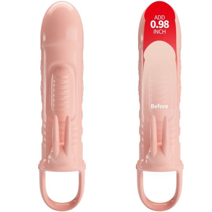 PRETTY LOVE - SLOANE FUNDA PENE RABBIT NATURAL - CandyHot - Foto 2