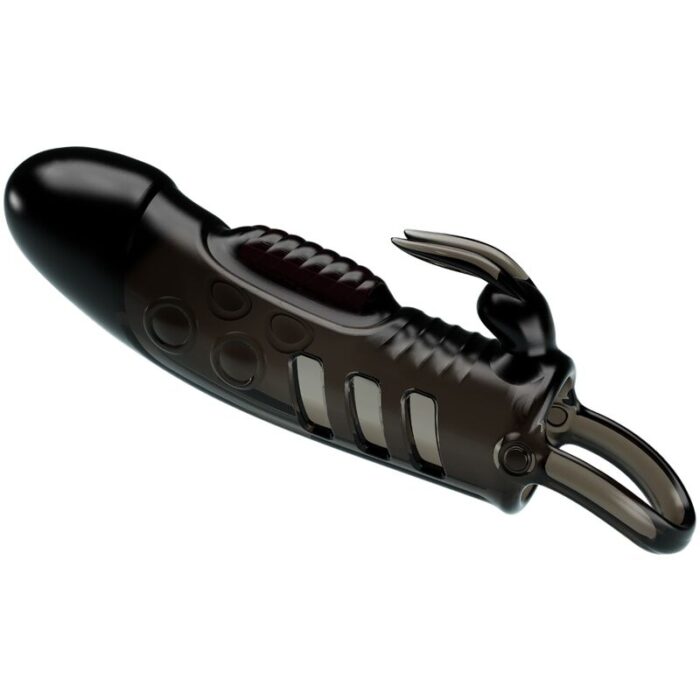 PRETTY LOVE - SLOANE FUNDA PENE RABBIT NEGRO - CandyHot - Foto 1