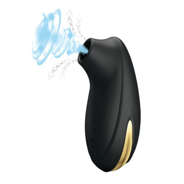 PRETTY LOVE - SUCCIONADOR-MASAJEADOR DE LUJO RECARGABLE NEGRO - CandyHot - Foto 5