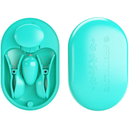 PRETTY LOVE - SURPRISE BOX PINZAS ELECTRO ESTIMULACION AZUL - CandyHot - Foto 2
