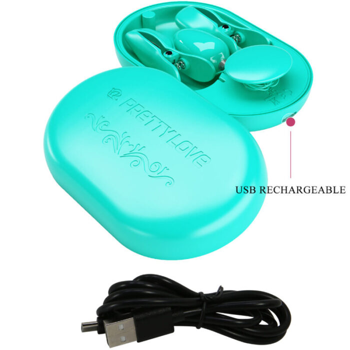 PRETTY LOVE - SURPRISE BOX PINZAS ELECTRO ESTIMULACION AZUL - CandyHot - Foto 6