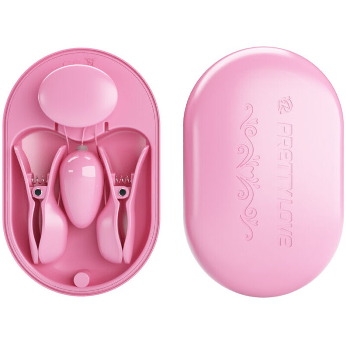PRETTY LOVE - SURPRISE BOX PINZAS ELECTRO ESTIMULACION ROSA - CandyHot - Foto 2