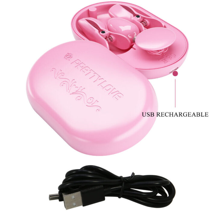 PRETTY LOVE - SURPRISE BOX PINZAS ELECTRO ESTIMULACION ROSA - CandyHot - Foto 6