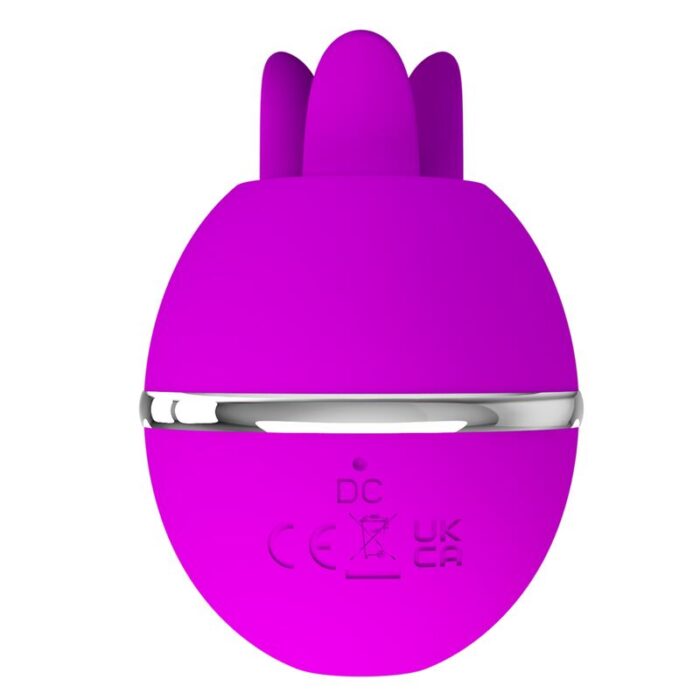 PRETTY LOVE - VIBRADOR DE SILICONA REDONDO GEMINI BALL MORADO - CandyHot - Foto 6