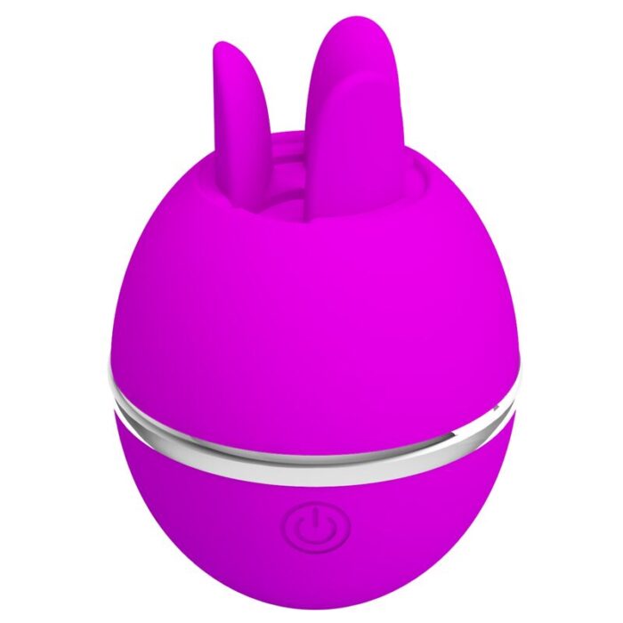 PRETTY LOVE - VIBRADOR DE SILICONA REDONDO GEMINI BALL MORADO - CandyHot - Foto 4