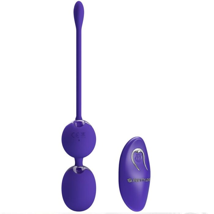 PRETTY LOVE - WILLIE YOUTH BOLAS CONTROL REMOTO & VIBRACIÓN VIOLETA - CandyHot - Foto 2