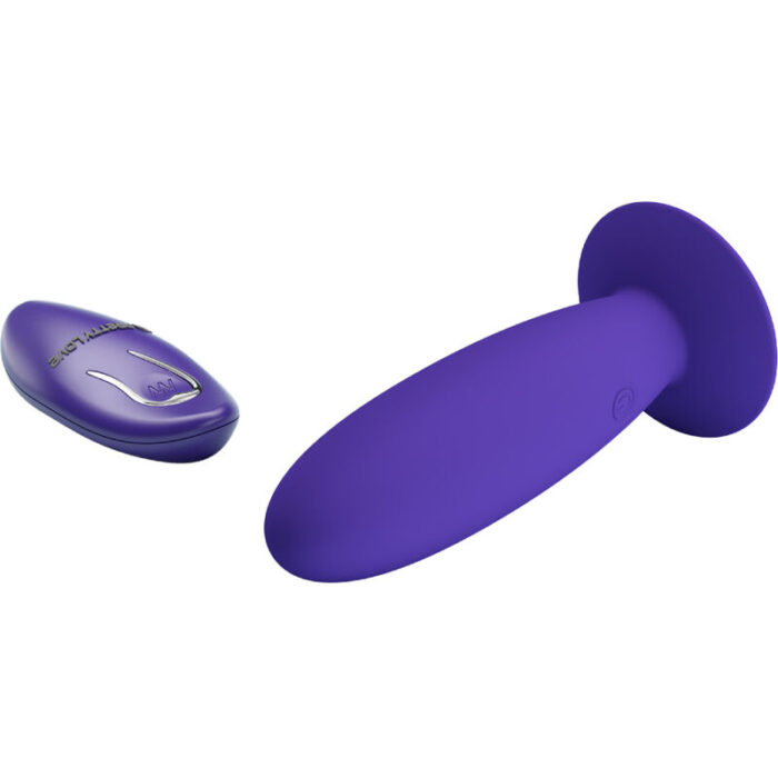 PRETTY LOVE - YOUTH PLUG ANAL VIBRADOR CONTROL REMOTO VIOLETA - CandyHot - Foto 2