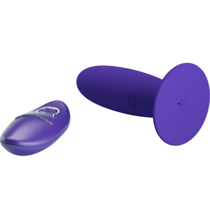 PRETTY LOVE - YOUTH PLUG ANAL VIBRADOR CONTROL REMOTO VIOLETA - CandyHot - Foto 3