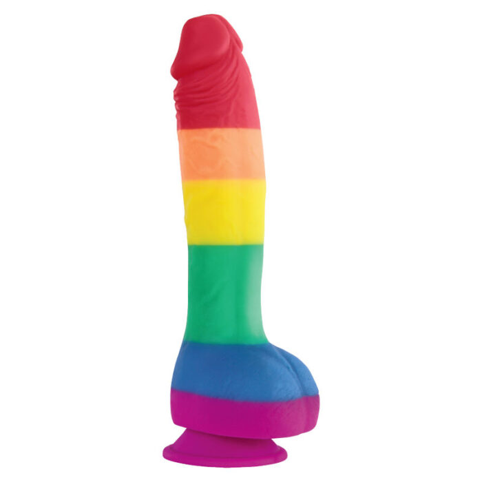 PRIDE - DILDO BANDERA LGBT 19 CM - CandyHot - Foto 1