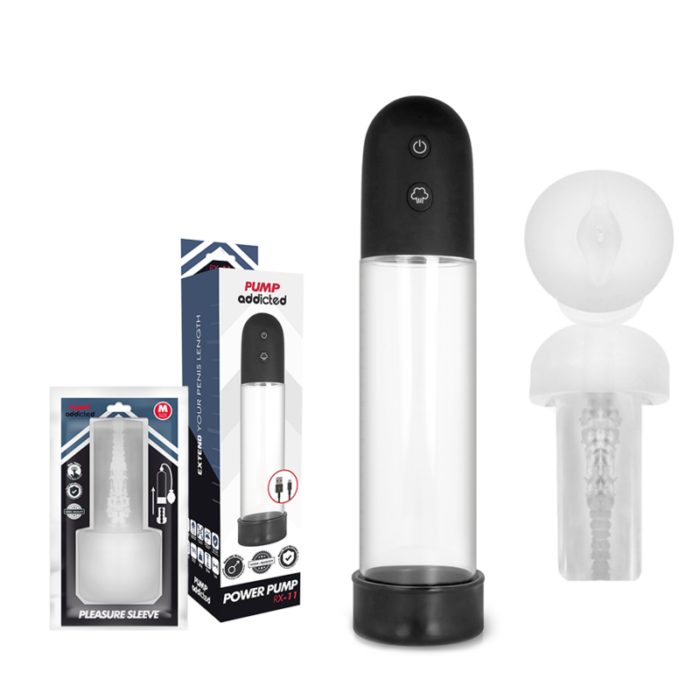 PUMP ADDICTED - BOMBA ERECCIÓN RX11 AUTOMÁTICA CON MASTURBADOR - CandyHot - Foto 2