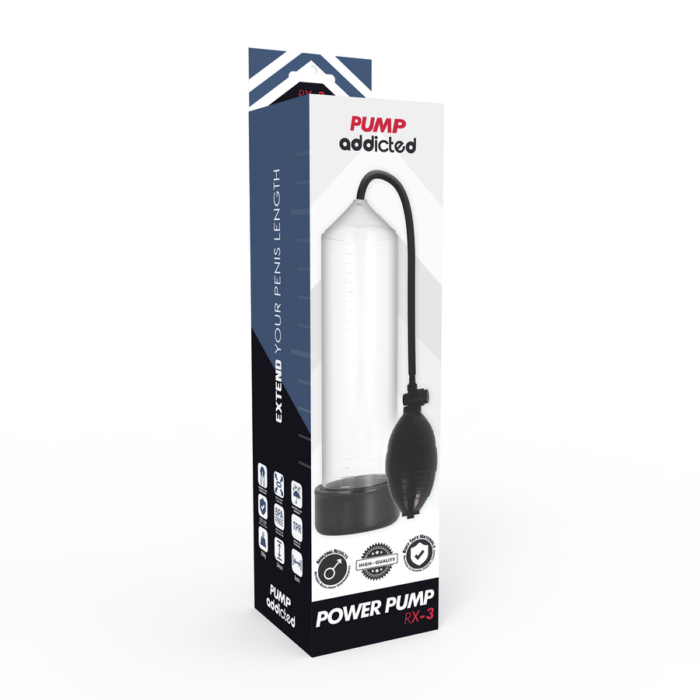 PUMP ADDICTED - BOMBA ERECCIÓN RX3 TRANSPARENTE - CandyHot - Foto 6