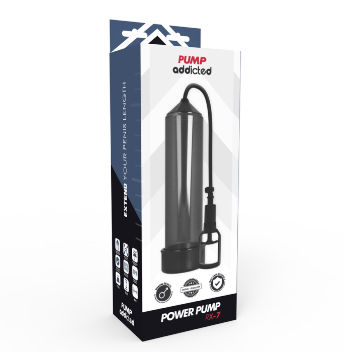 PUMP ADDICTED - BOMBA ERECCIÓN RX7 NEGRO - CandyHot - Foto 5