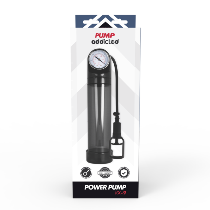 PUMP ADDICTED - BOMBA ERECCIÓN RX9 NEGRO - CandyHot - Foto 5