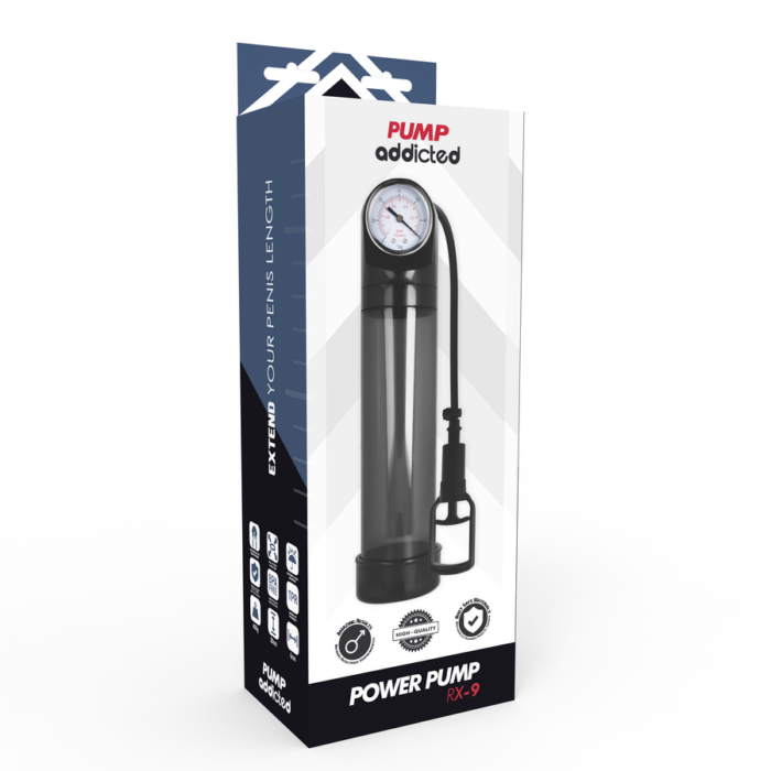 PUMP ADDICTED - BOMBA ERECCIÓN RX9 NEGRO - CandyHot - Foto 6