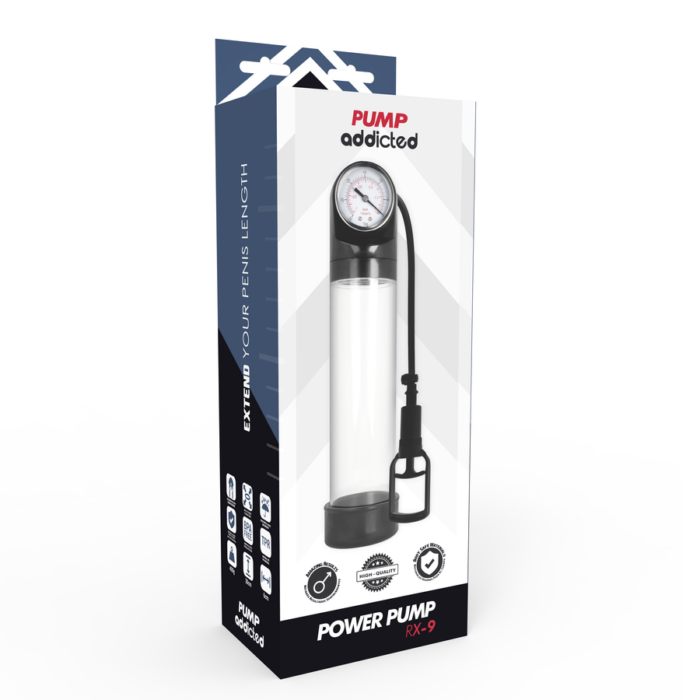 PUMP ADDICTED - BOMBA ERECCIÓN RX9 TRANSPARENTE - CandyHot - Foto 6