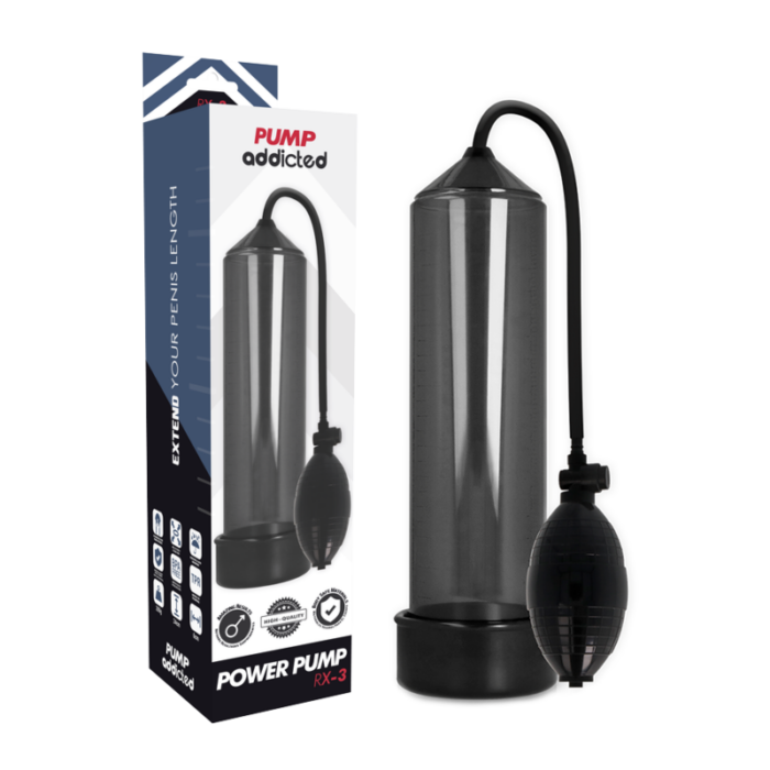PUMP ADDICTED - RX3 BOMBA ERECCIÓN NEGRO - CandyHot - Foto 1