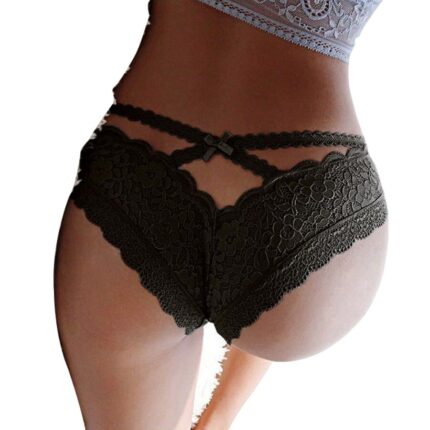 QUEEN LINGERIE - PANTIES DE ENCAJE FLORAL L/XL - CandyHot - Foto 2