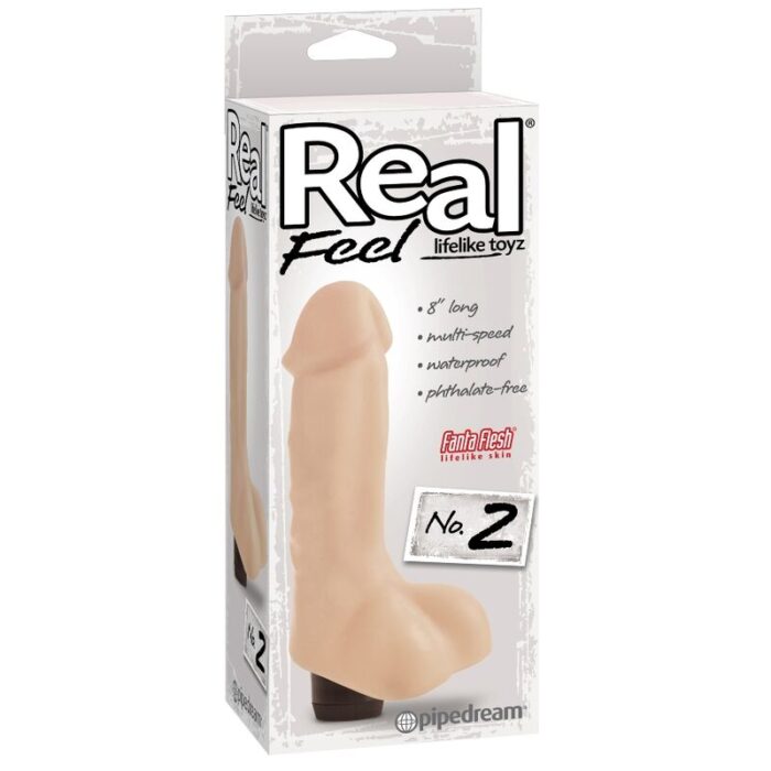 REAL FEEL - LIFELIKE TOYZ VIBRADOR NUM 2 NATURAL - CandyHot - Foto 2