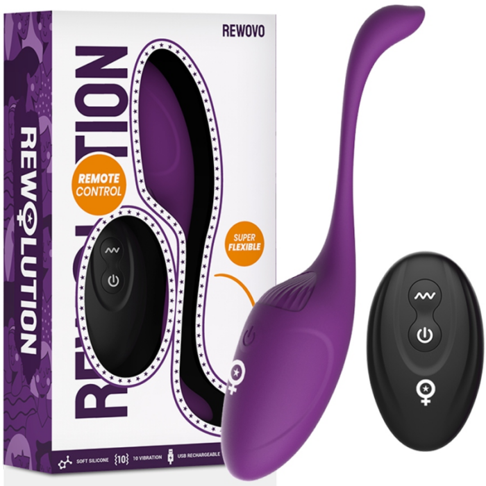 REWOLUTION - REWOVO HUEVO VIBRADOR CONTROL REMOTO - CandyHot - Foto 1