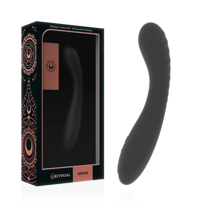RITUAL KRIYA ESTIMULAODR PUNTO-G RECARGABLE NEGRO - CandyHot - Foto 2