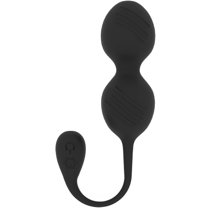 RITUAL NISHA BOLAS KEGEL RECARGABLES VIBRADORAS NEGRO - CandyHot - Foto 2