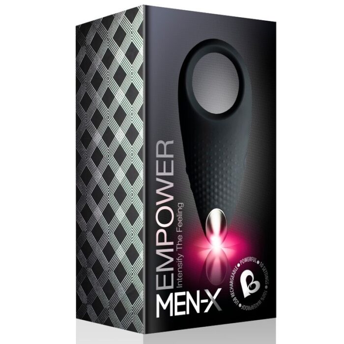 ROCKS-OFF - EMPOWER ESTIMULADOR PAREJAS RECARGABLE - NEGRO - CandyHot - Foto 6