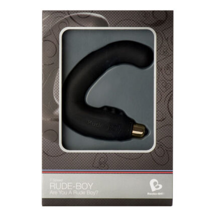 ROCKS-OFF - RUDE-BOY MASAJEADOR DEL PUNTO G MASCULINO 7 V NEGRO - CandyHot - Foto 2