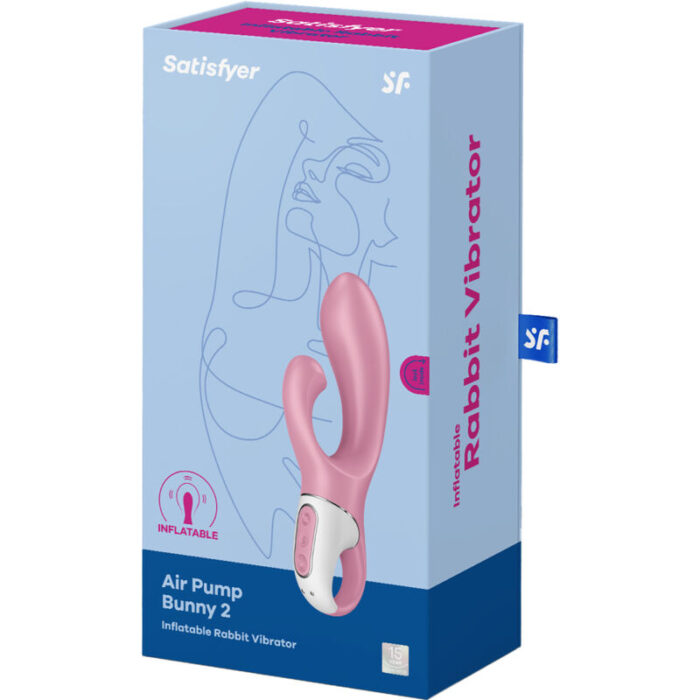 SATISFYER - AIR PUMP BUNNY 2 ROSA - CandyHot - Foto 6