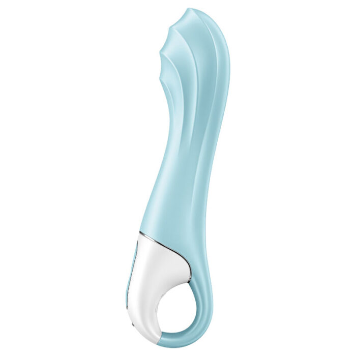SATISFYER - AIR PUMP VIBRATOR 5+ VIBRADOR PUNTO G INFLABLE APP AZUL - CandyHot - Foto 2