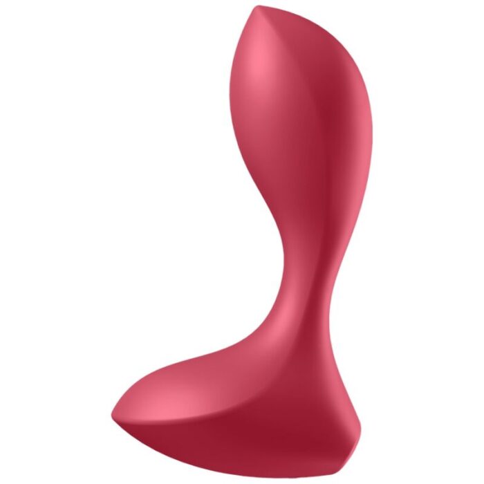 SATISFYER - BACKDOOR LOVER PLUG ANAL VIBRADOR ROJO - CandyHot - Foto 2