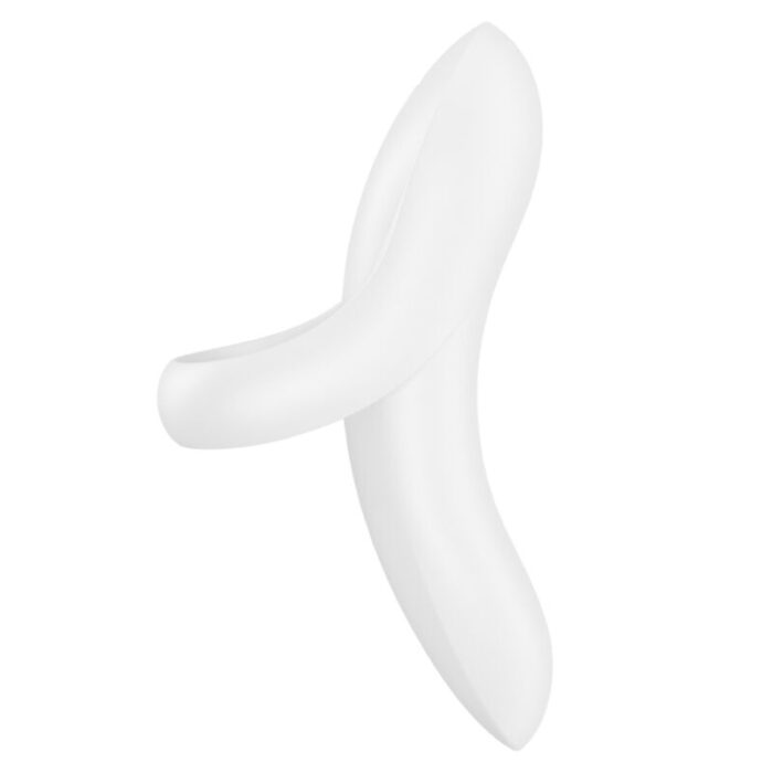 SATISFYER - BOLD LOVER DEDAL VIBRADOR BLANCO - CandyHot - Foto 2