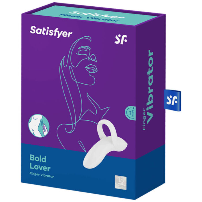 SATISFYER - BOLD LOVER DEDAL VIBRADOR BLANCO - CandyHot - Foto 4
