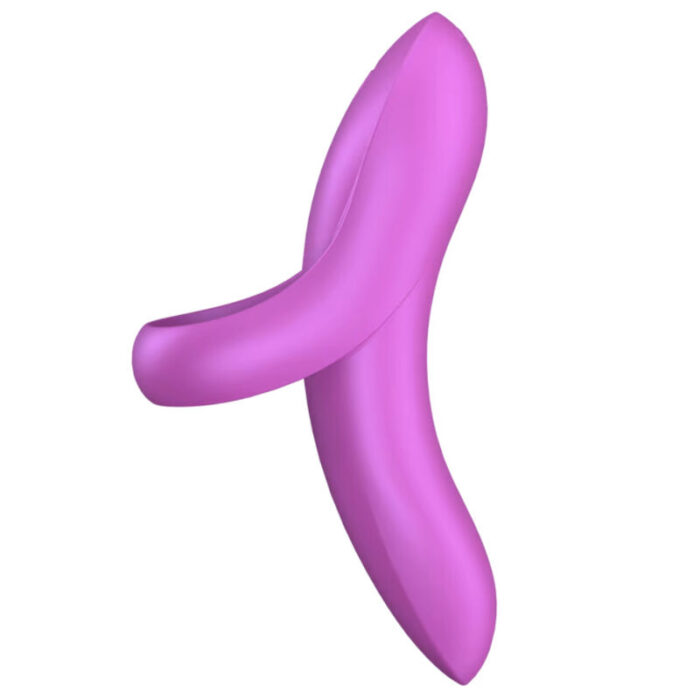 SATISFYER - BOLD LOVER DEDAL VIBRADOR ROSA - CandyHot - Foto 2