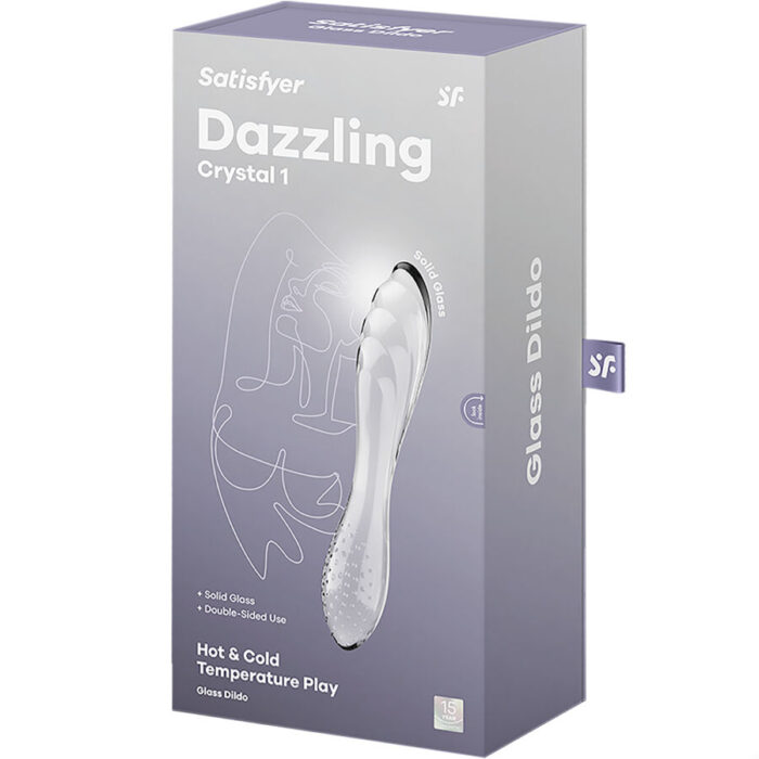 SATISFYER - DAZZLING CRYSTAL TRANSPARENTE - CandyHot - Foto 5