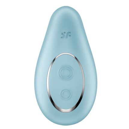 SATISFYER - DIPPING DELIGHT VIBRADOR LAY-ON AZUL - CandyHot - Foto 2
