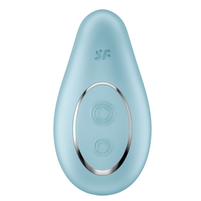 SATISFYER - DIPPING DELIGHT VIBRADOR LAY-ON AZUL - CandyHot - Foto 2