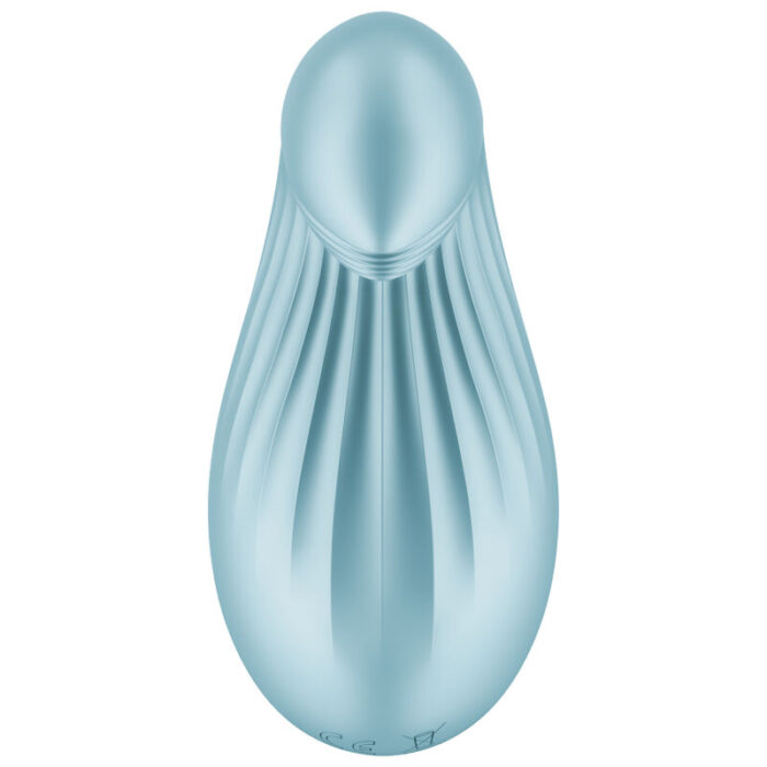 SATISFYER - DIPPING DELIGHT VIBRADOR LAY-ON AZUL - CandyHot - Foto 3