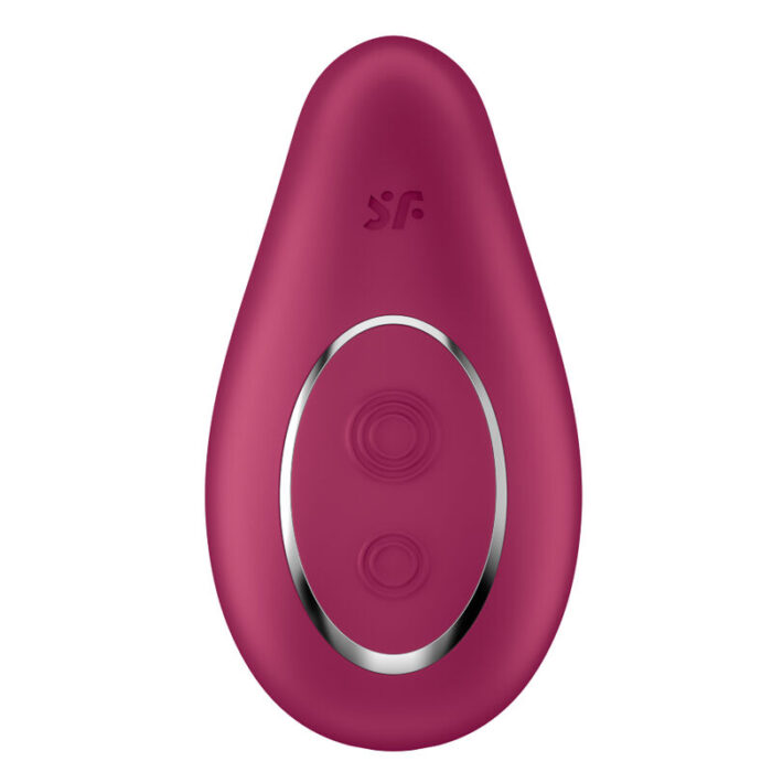 SATISFYER - DIPPING DELIGHT VIBRADOR LAY-ON ROJO - CandyHot - Foto 2