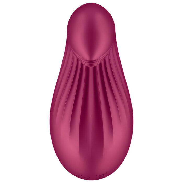 SATISFYER - DIPPING DELIGHT VIBRADOR LAY-ON ROJO - CandyHot - Foto 3