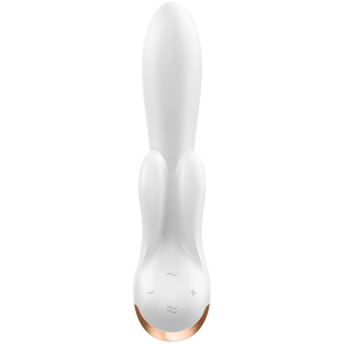 SATISFYER - DOUBLE FLEX VIBRADOR APP BLANCO - CandyHot - Foto 3