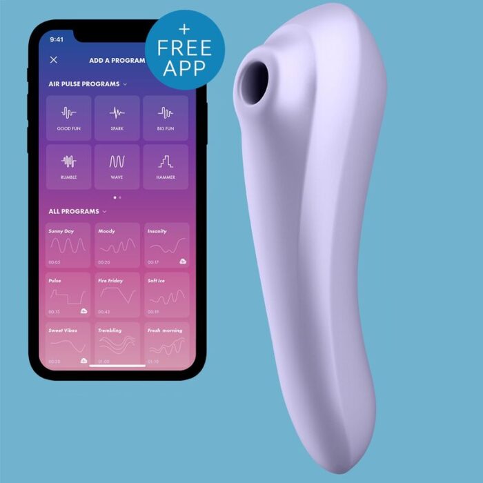 SATISFYER - DUAL PLEASURE AIR PULSE VIOLETA - CandyHot - Foto 4