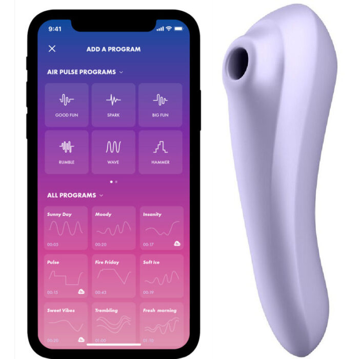 SATISFYER - DUAL PLEASURE AIR PULSE VIOLETA - CandyHot - Foto 1