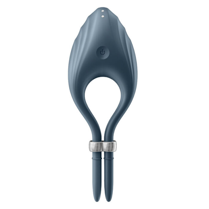 SATISFYER - DUELIST ANILLO VIBRADOR GRIS - CandyHot - Foto 2