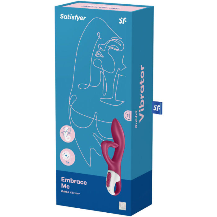 SATISFYER - EMBRACE ME VIBRADOR PUNTO G ROJO - CandyHot - Foto 4