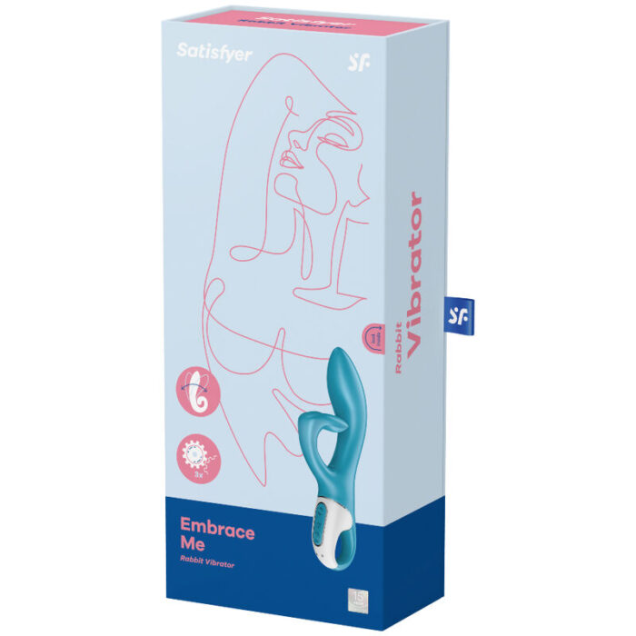 SATISFYER - EMBRACE ME VIBRADOR PUNTO G TURQUESA - CandyHot - Foto 4